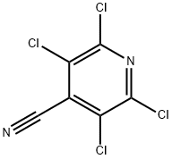 2,3,5,6-TETRACHLOROISONICOTINONITRILE Struktur