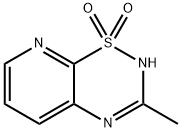 2H-Pyrido[3,2-e]-1,2,4-thiadiazine,3-methyl-,1,1-dioxide(9CI) Struktur