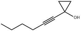 Cyclopropanol, 1-(1-hexynyl)- (9CI) Struktur