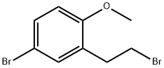 4-bromo-2-(2-bromoethyl)-1-methoxybenzene Struktur