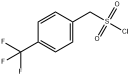 4-TRIFLUOROMETHYLBENZYLSULFONYL CHLORIDE Struktur