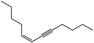 (Z)-5-Dodecen-7-yne Struktur