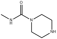 1-Piperazinecarboxamide,N-methyl-(9CI) Struktur