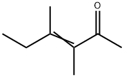 3,4-dimethylhex-3-en-2-one  Struktur