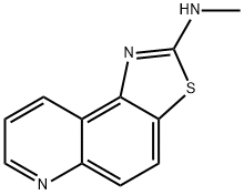 Thiazolo[4,5-f]quinoline, 2-(methylamino)- (8CI) Struktur