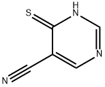 5-Pyrimidinecarbonitrile, 1,4-dihydro-4-thioxo- (9CI) Struktur