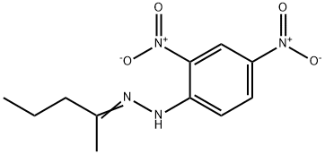 2-Pentanone 2,4-dinitrophenyl hydrazone Struktur