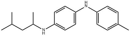 N-(1,3-dimethylbutyl)-N'-(p-tolyl)benzene-p-diamine Struktur