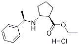 (1R,2R)-ethyl 2-((R)-1-phenylethylaMino)cyclopentanecarboxylate hydrochloride Struktur