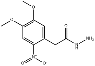 2-(4,5-DIMETHOXY-2-NITROPHENYL)ACETOHYDRAZIDE Struktur