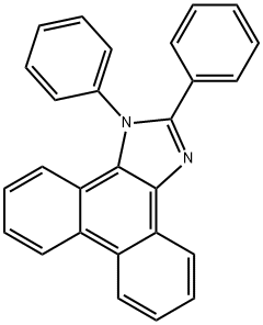 1,2-Diphenyl-1H-phenanthro[9,10-d]imidazole Struktur