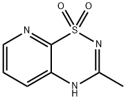 4H-Pyrido[3,2-e]-1,2,4-thiadiazine,3-methyl-,1,1-dioxide(9CI) Struktur