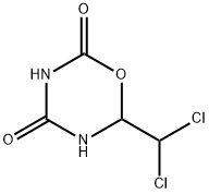 2H-1,3,5-Oxadiazine-4,6-diol,  2-(dichloromethyl)-  (8CI) Struktur