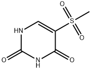 5-methylsulfonyl-1H-pyrimidine-2,4-dione Struktur