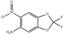 2,2-Difluoro-6-nitro-benzo[1,3]dioxol-5-ylamine Struktur