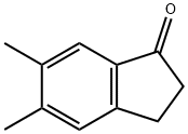 5,6-Dimethyl-2,3-dihydro-1H-indene-1-one Struktur