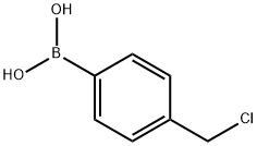 4-CHLOROMETHYLPHENYLBORONIC ACID Structure