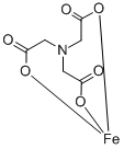 ferric nitrilotriacetate Struktur