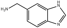 1H-Benzimidazole-5-methanamine(9CI) Struktur