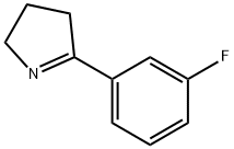 2H-Pyrrole,5-(3-fluorophenyl)-3,4-dihydro-(9CI) Struktur