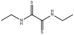 1,2-Bis(ethylamino)ethane-1,2-bisthione Struktur