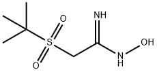 2-(TERT-BUTYLSULFONYL)ACETAMIDE OXIME Struktur