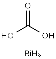 Bismuth carbonate Struktur