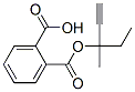 2-(3-methylpent-1-yn-3-yloxycarbonyl)benzoic acid Struktur