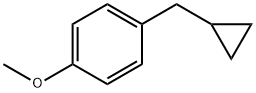 1-Cyclopropylmethyl-4-methoxybenzene Struktur