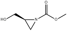 1-Aziridinecarboxylicacid,2-(hydroxymethyl)-,methylester,(S)-(9CI) Struktur