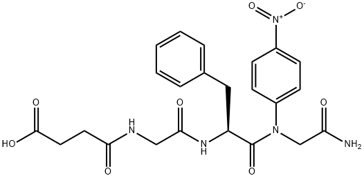 SUC-GLY-PHE-GLY-PNA Struktur