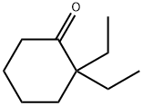 2,2-Diethylcyclohexanone Struktur