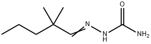 2,2-Dimethylvaleraldehyde semicarbazone Struktur