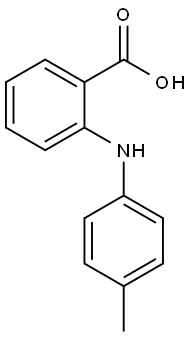 2-[(4-METHYLPHENYL)AMINO]BENZOIC ACID Struktur