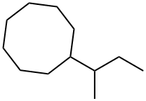 (1-Methylpropyl)cyclooctane Struktur