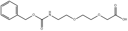 CBZ-8-AMINO-3,6-DIOXAOCTANOIC ACID DCHA Struktur