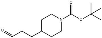 1-Boc-4-(3-oxopropyl)piperidine Struktur