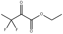 Butanoic  acid,  3,3-difluoro-2-oxo-,  ethyl  ester Struktur