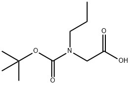 N-PROPYL-N-BOC-GLYCINE Struktur