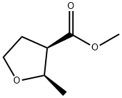 3-Furancarboxylicacid,tetrahydro-2-methyl-,methylester,cis-(9CI) Struktur