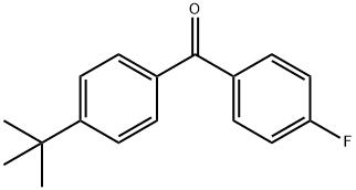 4-TERT-BUTYL-4'-FLUOROBENZOPHENONE Struktur