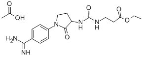 orbofiban acetate Struktur