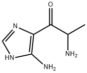 1-Propanone,  2-amino-1-(5-amino-1H-imidazol-4-yl)- Struktur