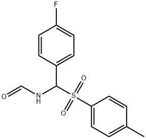 N-[(4-FLUOROPHENYL)((4-METHYLPHENYL)SULFONYL)METHYL]FORMAMIDE Struktur