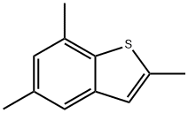 2,5,7-TRIMETHYLBENZOTHIOPHENE Struktur