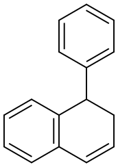 1,2-dihydro-1-phenylnaphthalene  Struktur