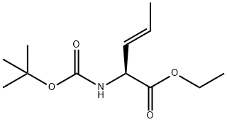 (S)-2-TERT-BUTOXYCARBONYLAMINO-PENT-3-ENOIC ACID ETHYL ESTER Struktur