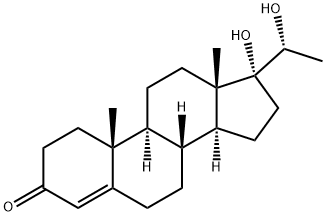 17ALPHA,20BETA-DIHYDROXY-4-PREGNEN-3-ONE Struktur