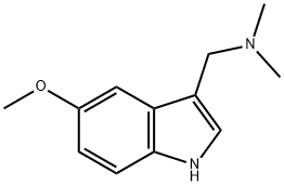 5-METHOXYGRAMINE Struktur