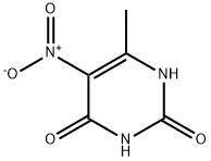 5-Nitro-6-methyluracil Struktur